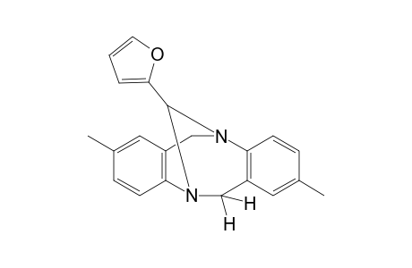 2,8-dimethyl-13-(2-furyl)-6H,12H-5,11-methanedibenzo[b,f][1,5]diazocine