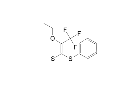 (E)-2-ETHOXY-3-(METHYLTHIO)-3-(PHENYLTHIO)-1,1,1-TRIFLUOROPROP-2-ENE