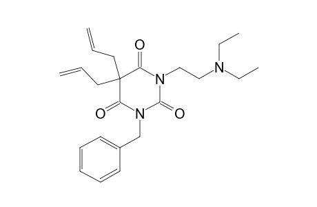 5,5-diallyl-1-benzyl-3-(diethylaminoethyl)barbituric acid