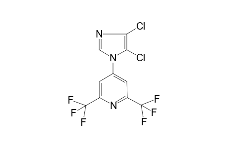 4-(4,5-Dichloro-1H-imidazol-1-yl)-2,6-bis(trifluoromethyl)pyridine