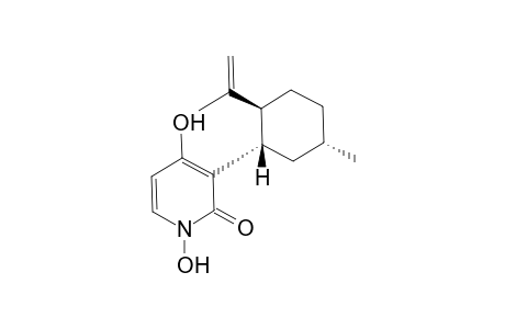 1,4-Dihydroxy-3-[3-methyl-6-(1-methylethenyl)cyclohexyl]pyridin-2(1H)-one