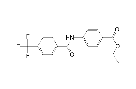 4-(4-Trifluoromethyl-benzoylamino)-benzoic acid ethyl ester