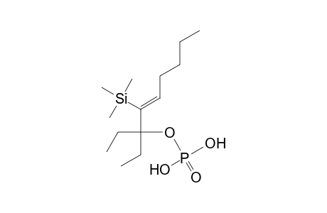 (2Z)-Diethyl-2-(Trimethylsilyl)-2-heptenyl Phosphate