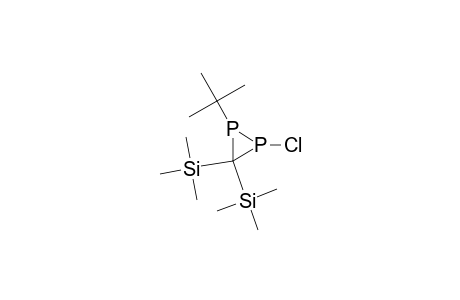 1-TERT.-BUTYL-2-CHLOR-3,3-BIS-(TRIMETHYLSILYL)-DIPHOSPHIRANE