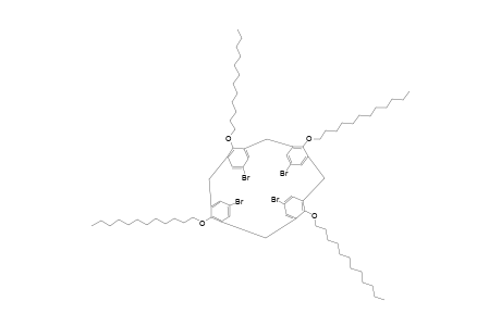 CONE-5,11,17,23-TETRABROMO-25,26,27,28-TETRAKIS-(DODECYLOXY)-CALIX-[4]-ARENE