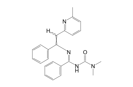 1,1-dimethyl-3-{N-[2-(6-methyl-2-pyridyl)-1-phenylvinyl]benzimidoyl}urea