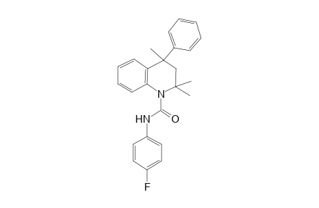 2H-Quinoline-1-carboxamide, 2,2,4-trimethyl-4-phenyl-3,4-dihydro-N-(4-fluorophenyl)-