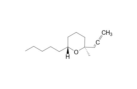 (2S*,6R*)-2-METHYL-6-PENTYL-2-PROPA-1',2'-DIENYL-TETRAHYDROPYRAN