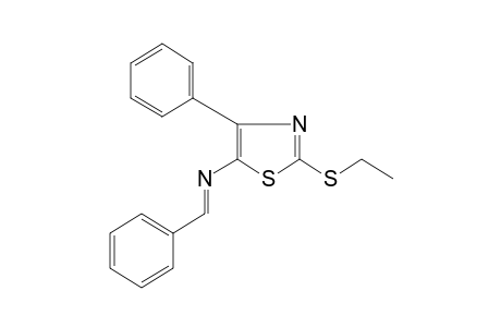 5-(benzylideneamino)-2-(ethylthio)-4-phenylthiazole