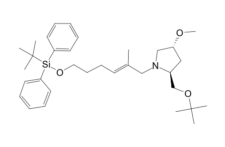 (2S,4R)-1-[(E)-6-(TERT.-BUTYLDIPHENYLSILYLOXY)-2-METHYLHEX-2-ENYL]-2-(TERT.-BUTOXYMETHYL)-4-METHOXYPYRROLIDINE