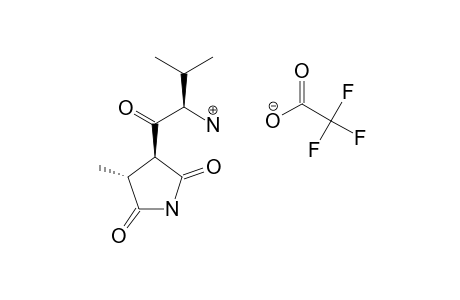 (3R,4S,2'S)-3-(2'-AMINO-3'-METHYL-1'-OXOBUTYL)-4-METHYLSUCCINIMIDE-TRIFLUOROACETATE-SALT