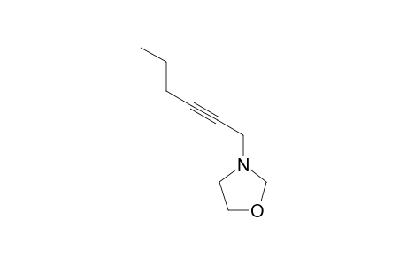 3-(Hex-2-yn-1-yl)-1,3-oxazolidine