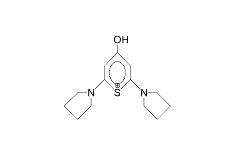 4-Hydroxy-2,6-dipyrrolidinyl-thiopyrylium cation