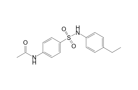 4'-[(p-ethylphenyl)sulfamoyl]acetanilide