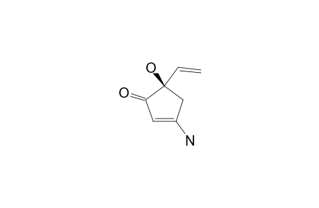 MYROTHENONE-B;3-AMINO-5-ETHENYL-5-HYDROXY-2-CYCLOPENTEN-1-ONE