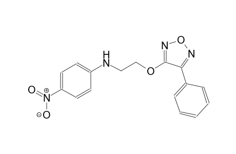 N-(4-Nitrophenyl)-N-(2-[(4-phenyl-1,2,5-oxadiazol-3-yl)oxy]ethyl)amine