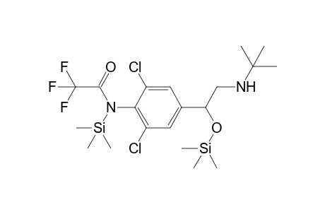 Clenbuterol, N'-TFA, N',O-bis-TMS