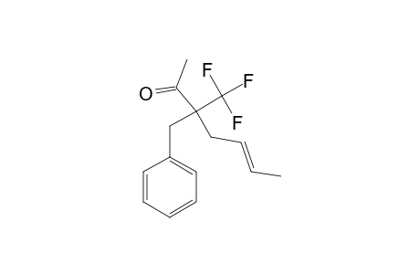 (E)-3-BENZYL-3-(TRIFLUOROMETHYL)-HEPT-5-EN-2-ONE