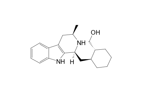 {(1R,2S)-2-[((1S,3R)-1',2',3',4'-Tetrahydro-3'-methyl-.beta.-carbolin-1'-yl)methyl]cyclohex-1-yl}-methanol