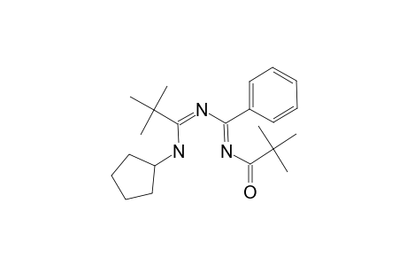 2,6-DI-TERT.-BUTYL-7-CYCLOPENTYL-4-PHENYL-1-OXA-3,5,7-TRIAZAHEPTA-1,3,5-TRIENE