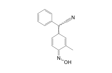 [4-(HYDROXYIMINO)-3-METHYL-2,5-CYCLOHEXADIENYLIDENE]PHENYLACETONITRILE