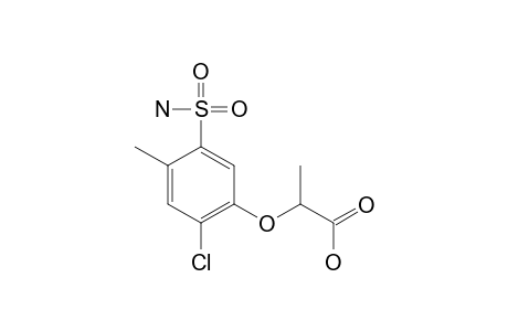 2-[(2-chloro-5-sulfamoyl-p-tolyl)oxy]propionic acid