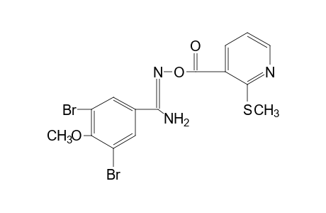 3,5-dibromo-O-[2-(methylthio)nicotinoyl]-p-anisamidoxime