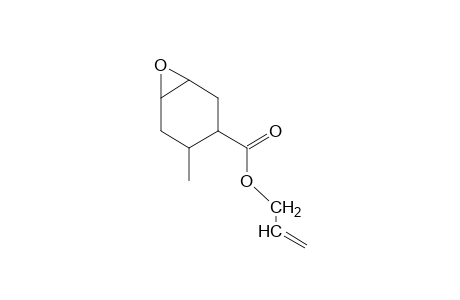 4-methyl-7-oxabicyclo[4.1.0]heptane-3-carboxylic acid, allyl ester