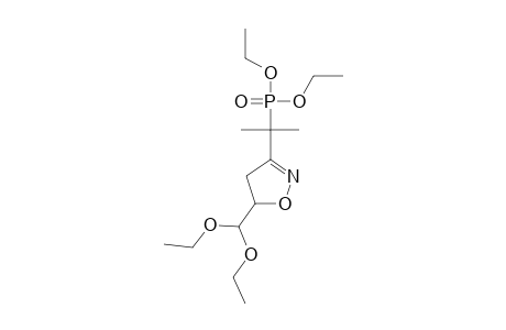 5-(Diethoxymethyl)-3-[1-(diethoxyphosphinyl)-1-methyl-ethyl]-2-isoxazoline