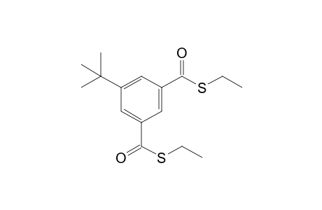 5-tert-butyl-1,3-dithioisophthalic acid, S,S-diethyl ester