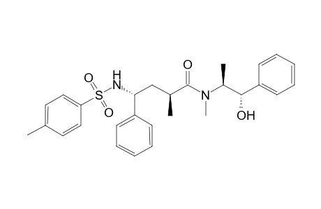 [2S,4R,1'S,2'S]-(+)-N,2-Dimethyl-4-phenyl-N-(2'-phenyl-2'-hydroxy-1'-methylethyl)-4-(p-toluenesulfonylamino)butamide