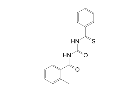 1-(thiobenzoyl)-3-(o-toluoyl)urea