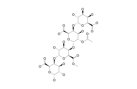 ALPHA-D-GALACTURONOPYRANOSYL-(1->4)-2-O-ACETYL-ALPHA-D-GALACTURONOPYRANOSYL-(1->4)-ALPHA-D-GALACTURONOPYRANOSYL-METHYLESTER-(1->4)-ALPHA-D-G