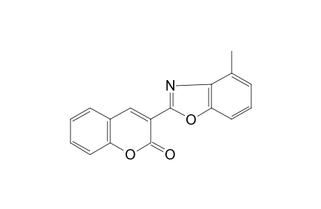 3-(4-methyl-2-benzoxazolyl)coumarin