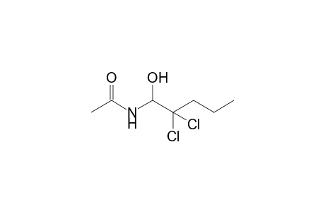 N-(2,2-dichloro-1-hydroxypentyl)acetamide