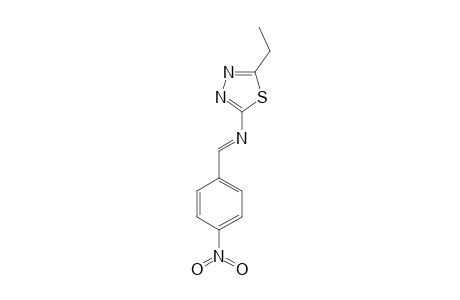 5-Ethyl-N-[(E)-(4-nitrophenyl)methylidene]-1,3,4-thiadiazol-2-amine