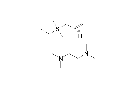 1-(DIMETHYLETHYLSILYL)-ALLYLLITHIUM-TETRAMETHYLDIAMINE-COMPLEX