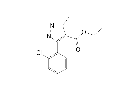 5-(o-chlorophenyl)-3-methylpyrazole-4-carboxylic acid,  ethyl ester