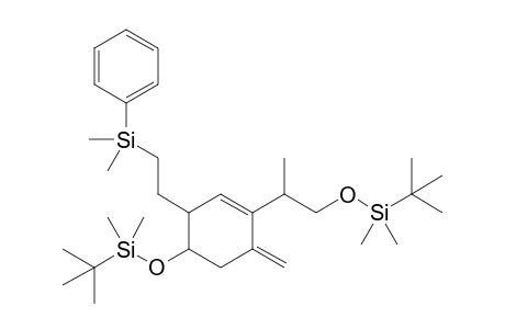 3-Methylene-2-[3-(tert-butyldimethylsiloxy)prop-2-yl]-5-(tert-butyldimethylsiloxy)-6-[2-(phenyldimethylsilyl)ethyl]cyclohexene