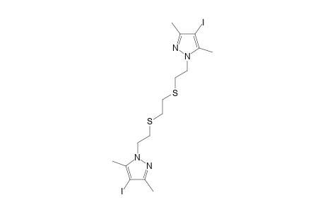 1,8-BIS-(4-IODO-3,5-DIMETHYLPYRAZOL-1-YL)-3,6-DITHIAOCTANE