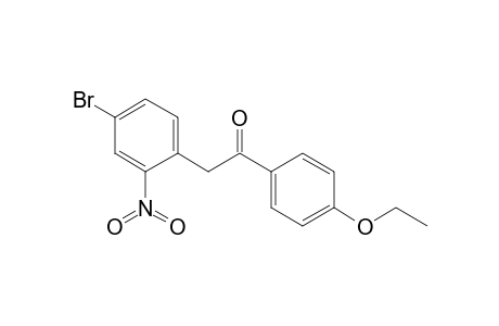 2-(4''-BrOMO-2''-NITROPHENYL)-1-(4'-ETHOXYPHENYL)-ETHANONE