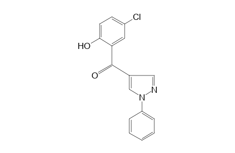 5-chloro-2-hydroxyphenyl 1-phenylpyrazol-4-yl ketone