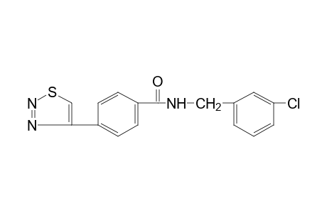 N-(m-chlorobenzyl)-p-(1,2,3-thiadiazol-4-yl)benzamide