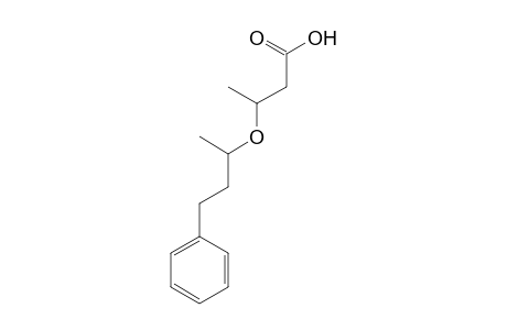 3-(1-Methyl-3-phenylpropoxy)butanoic acid