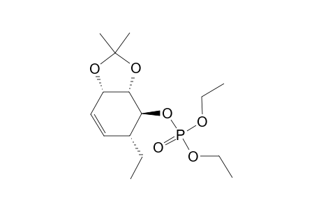 Diethyl (1S,2R,5S,6S)-2-Ethyl-5,6-(isopropylidenedioxy)cyclohex-3-enyl Phosphate