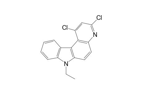 2,4-dichloro-9-ethyl-9H-pyrido[2,3-c]carbazole