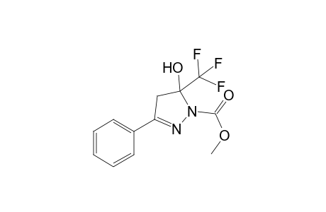 1-CARBOXYMETHYL-5-TRIFLUOROMETHYL-5-HYDROXY-3-PHENYL-4,5-DIHYDRO-1H-PYRAZOLE