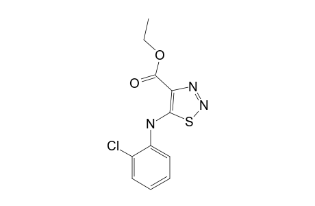 5-(o-chloroanilino)-1,2,3-thiadiazole-4-carboxylic acid, ethyl ester