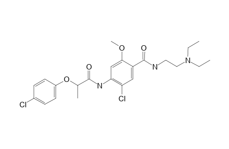 6'-chloro-2-(p-chlorophenoxy)-4'-{[2-(diethylamino)ethyl]carbamoyl]-m-propionanisidide