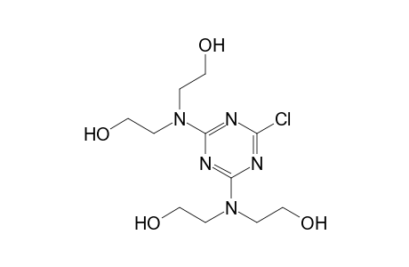 2-chloro-4,6-bis[di(2-hydroxyethyl)amino]-s-triazine